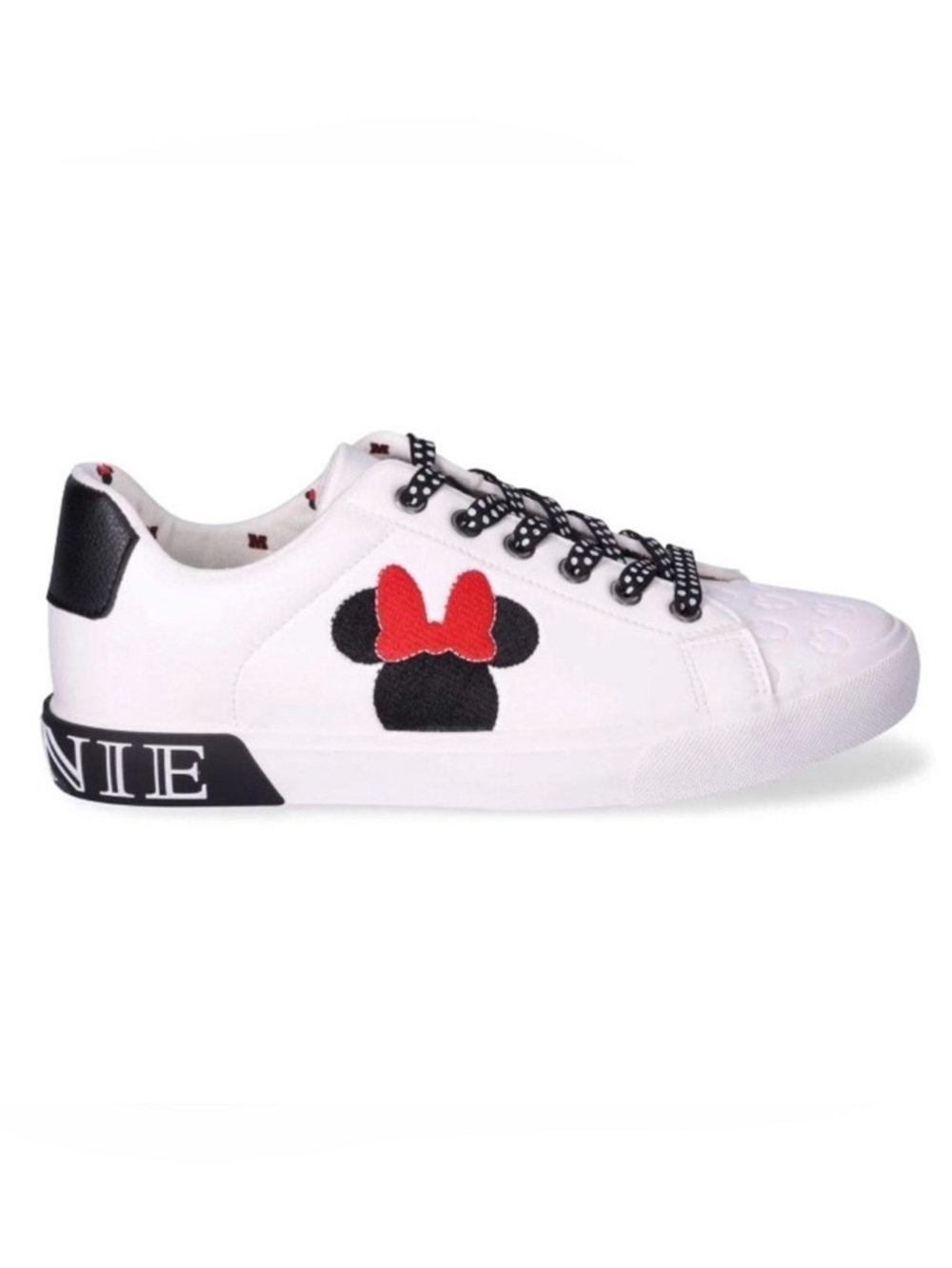 Disney Minnie Mouse Women's White Low-top
Court Sneakers Size 11 NWT